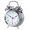 Hama 00186326 Nostalgia Alarm Clock Silver