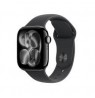 Apple Watch Series 11Â GPSÂ 42mmÂ Jet Black Aluminium Case with Black Sport Band - S/M