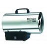 Einhell HGG 171 Niro (DE/AT) Hot air gun 38 W Black, Silver