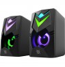 PC Speakers 2.0 DEFENDER J4 2.0 6W LED USB black