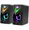 PC Speakers 2.0 DEFENDER J4 2.0 6W LED USB black