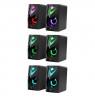 PC Speakers 2.0 DEFENDER J4 2.0 6W LED USB black