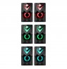 PC Speakers 2.0 DEFENDER J4 2.0 6W LED USB black