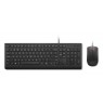 Lenovo Essential Wired Combo Black US Euro keyboard Mouse included Universal USB