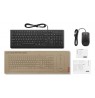 Lenovo Essential Wired Combo Black US Euro keyboard Mouse included Universal USB