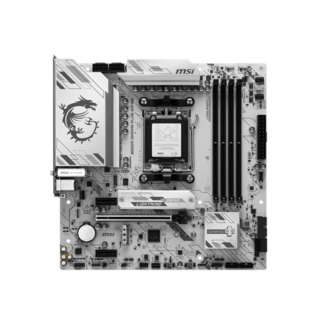 MSI B850M GAMING PLUS WIFI6E | Processor family AMD | Processor socket AM5 | Supported hard disk drive interfaces SATA