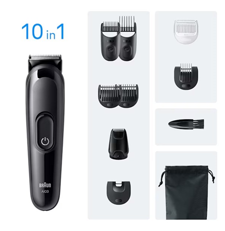 BRAUN Multi Groomer AIO3560  BLK