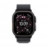 Apple Watch Ultra 3 GPS + Cellular 49mm Black Titanium Case with Black Alpine Loop - Medium