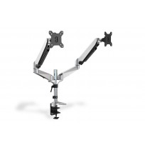 Digitus Universal Dual Desktop Monitor Mount with gas spring and clamp mount