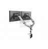 Digitus Universal Dual Desktop Monitor Mount with gas spring and clamp mount