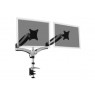 Digitus Universal Dual Desktop Monitor Mount with gas spring and clamp mount