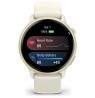 Garmin vívoactive 6 3.05 cm (1.2") AMOLED 42 mm Digital 390 x 390 pixels Touchscreen White Wi-Fi GPS (satellite)