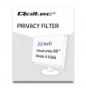 Qoltec 51056 Privacy filter GDPR 22" | 16:10