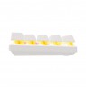Baracuda BGK-03221 Dolphin White US Mechanical Blue Switches