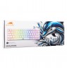 Baracuda BGK-03221 Dolphin White US Mechanical Blue Switches