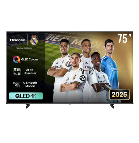 Hisense QLED TV | 75E7Q | 75 | Smart TV | VIDAA | 4K UHD | Black