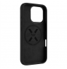 Fixed Back cover | Apple | iPhone 17 Pro | Liquid silicon | Black | MagFlow