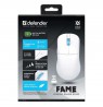 WIRELESS MOUSE DEFENDER FAME GM-516 RF+BT 10000DPI 6P WHITE