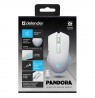 WIRELESS MOUSE DEFENDER PANDORA RF WHITE 3200dpi 7P