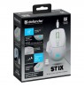 WIRELESS MOUSE DEFENDER STIX GM-009 RF WHITE 3200dpi 7P