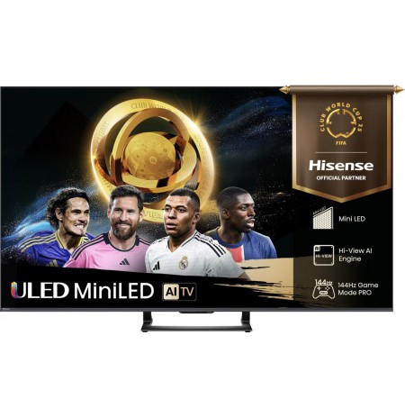 Hisense 65U7Q 165.1 cm (65") 4K Ultra HD Smart TV Wi-Fi Black 500 cd/m²