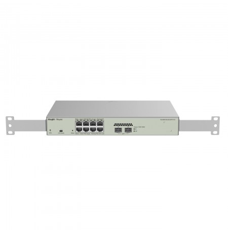 10 prievadų komutatorius Ruijie RG-NBS3100-8GT2SFP-P-V2 (Valdomas, Layer 2, 8 x PoE+)