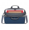 Rivacase 7532 39.6 cm (15.6") Briefcase Blue, Grey