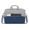 Rivacase 7532 39.6 cm (15.6") Briefcase Blue, Grey