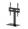 Maclean universal TV stand, for RTV cabinet, stand, max. 40kg, max. VESA 400x400, height and angle adjustment, for 32-65" TV,