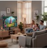 Maclean universal TV stand, for RTV cabinet, stand, max. 40kg, max. VESA 400x400, height and angle adjustment, for 32-65" TV,