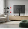 Maclean universal TV stand, for RTV cabinet, stand, max. 40kg, max. VESA 400x400, height and angle adjustment, for 32-65" TV,