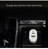 Car charger USB 2.1A TypeC 20W By SBS White