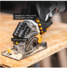 Batavia B.V. 18V Cordless Mini Circular Saw 89mm, Without Battery and Charger