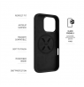 Fixed Back cover | Apple | iPhone 17 | Liquid silicon | Black | MagFlow
