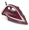 Tefal Ultimate Pure FV6820 Steam iron 2800 W Red, Silver