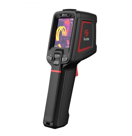 Guide Sensmart E1+ thermal imaging camera Vanadium Oxide Uncooled Focal Plane Arrays Black 120 x 90 pixels Built-in display LCD