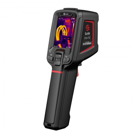 Guide Sensmart E2+ thermal imaging camera Vanadium Oxide Uncooled Focal Plane Arrays Black 256 x 192 pixels Built-in display LCD