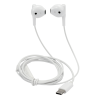Ausinės STREETZ , 3-mygtukai, USB-C, baltos / C210-WHT/ 6612041