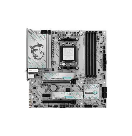 MSI B850M GAMING PLUS WIFI | Processor family AMD | Processor socket AM5 | DDR5 | Supported hard disk drive interfaces SATA, M.2