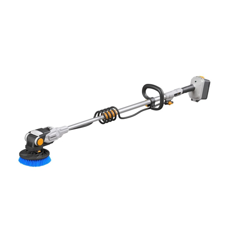 Batavia B.V. 18V Twin Brush - Cordless Brushless Telescopic Power Scrubber, Without Battery and Charger | IPX7