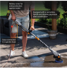 Batavia B.V. 18V Twin Brush - Cordless Brushless Telescopic Power Scrubber, Without Battery and Charger | IPX7