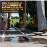 Batavia B.V. 18V Twin Brush - Cordless Brushless Telescopic Power Scrubber, Without Battery and Charger | IPX7