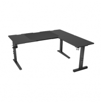 Genesis Gaming Desk | Holm 160 Modular Corner | Black/Anthracite