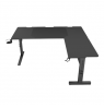 Genesis Gaming Desk | Holm 160 Modular Corner | Black/Anthracite