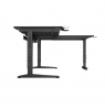 Genesis Gaming Desk | Holm 160 Modular Corner | Black/Anthracite