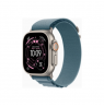 Apple Watch Ultra 3 GPS + Cellular 49mm Natural Titanium Case with Light Blue Alpine Loop - Medium | Apple