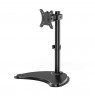 Gembird MS-D1ST-04 Monitor desk stand (rotate, tilt, swivel), 13”-32”, black