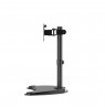 Gembird MS-D1ST-04 Monitor desk stand (rotate, tilt, swivel), 13”-32”, black