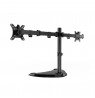 Gembird MS-D2ST-02 Monitor desk stand (rotate, tilt, swivel), 13”-32”, black