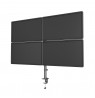 Gembird MA-D4-01 Adjustable desk 4-display mounting arm (rotate, tilt, swivel), 13”-32”, up to 10kg per screen